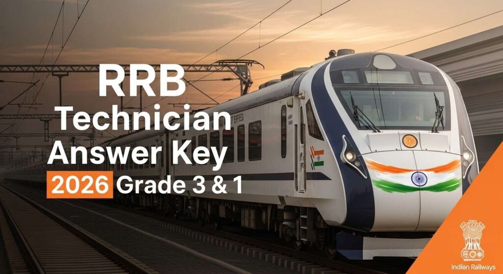 RRB Technician Answer Key 2026 Link
