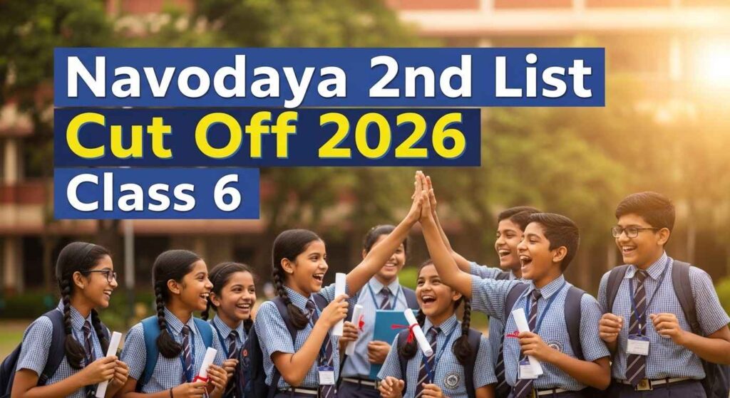 Navodaya 2nd List Cut Off 2026