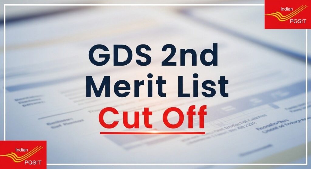 GDS 2nd Merit List 2026 Cut Off