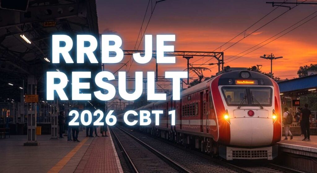 RRB JE Result 2026 CBT 1