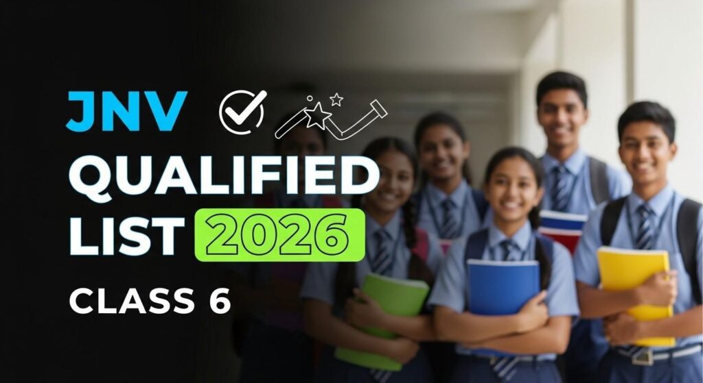 JNV Qualified List 2026 Class 6