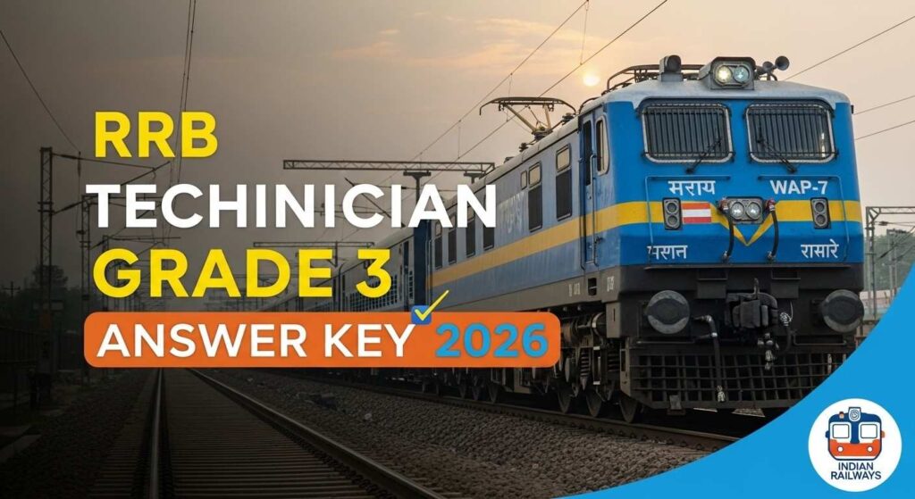 RRB Technician Grade 3 Answer Key 2026 Link