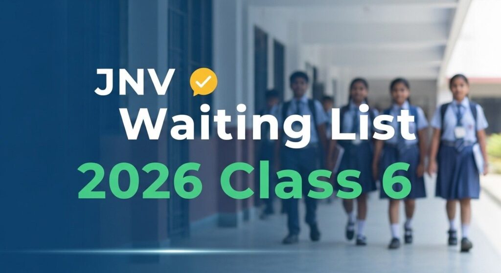 JNV Waiting List 2026 Class 6
