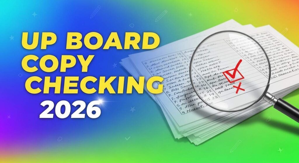 UP Board Copy Checking 2026